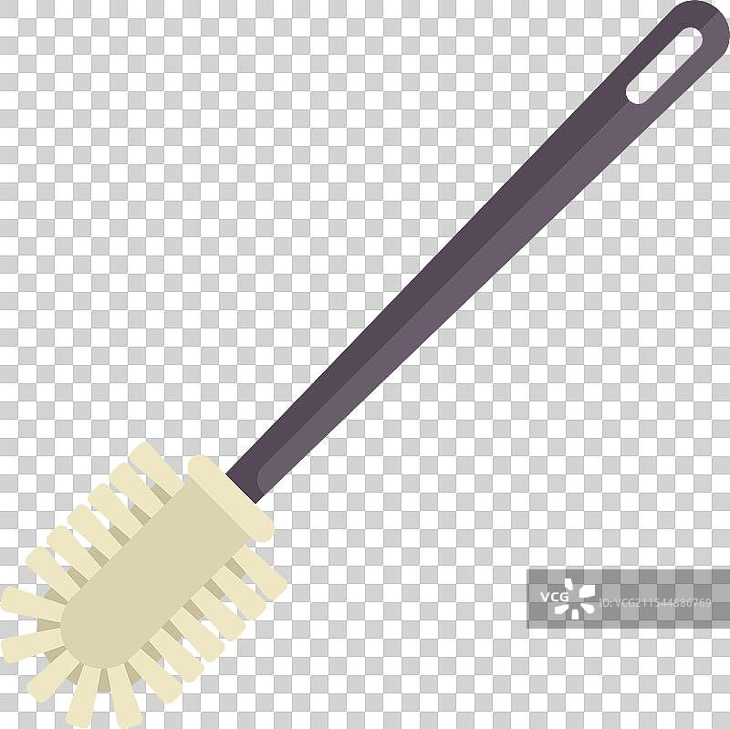 塑料手柄的马桶刷清洁工具图片素材