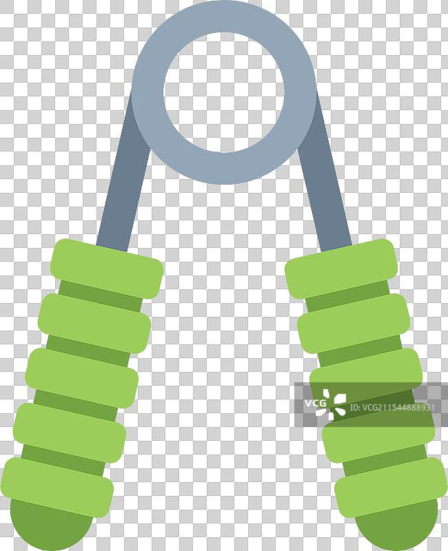 绿色手握器，锻炼前臂的工具图片素材