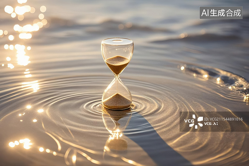 【AI数字艺术】时间流逝的静谧图片素材