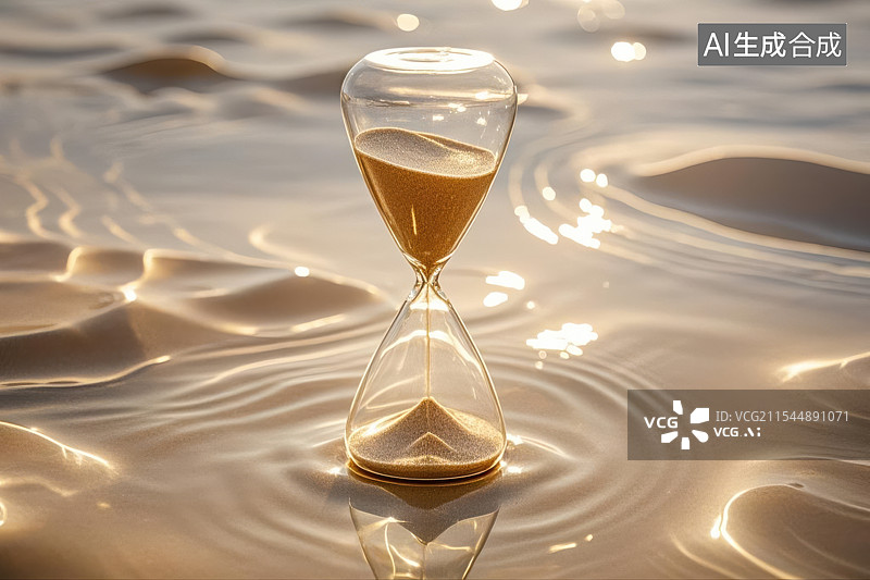 【AI数字艺术】时间流逝的静谧图片素材