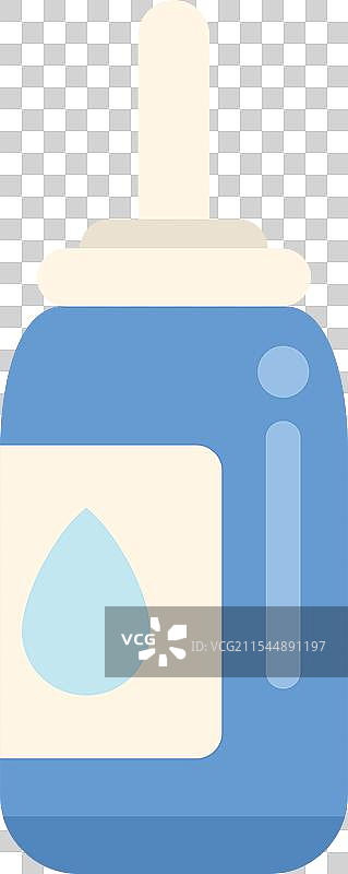 生理盐水鼻用喷雾瓶图片素材