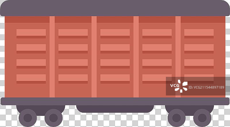 红色货车运输图标图片素材