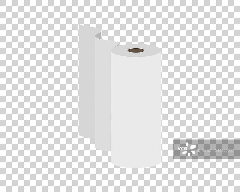 厨房用纸管设计的纺织卷图标图片素材