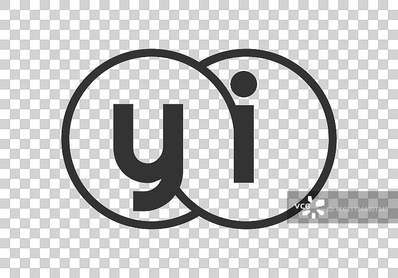 带轮廓圆形的商业公司徽标图片素材