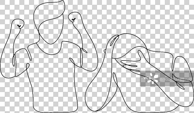 男性情绪波动心理学图片素材