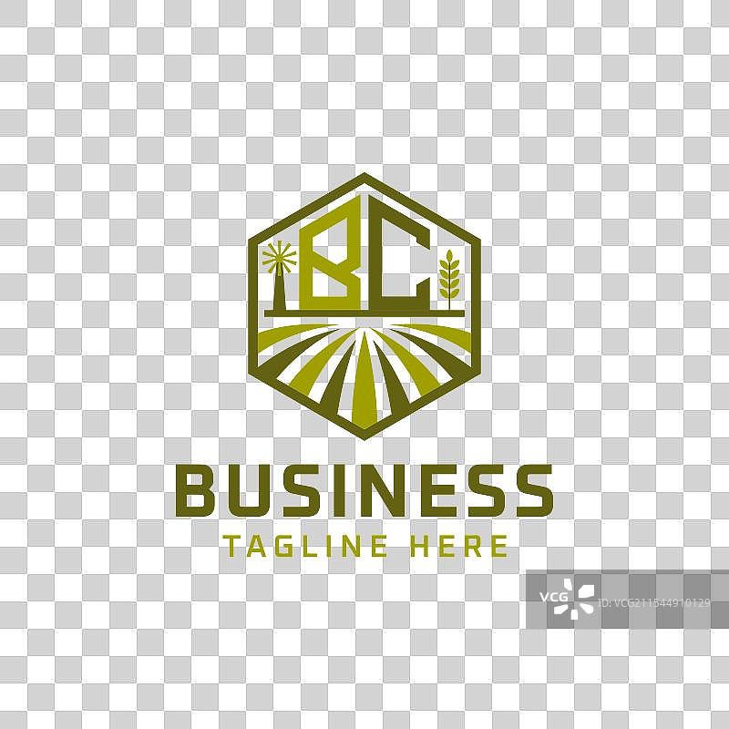 现代BC农业标志设计图片素材