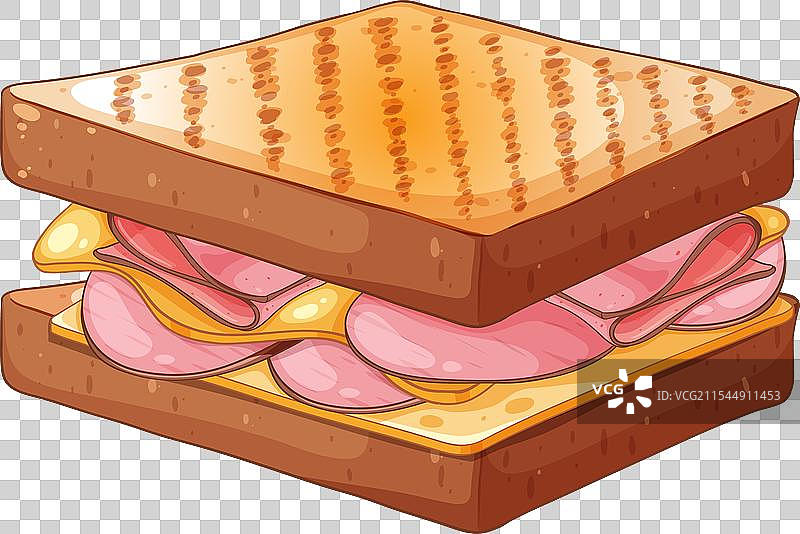 经典三明治图片素材