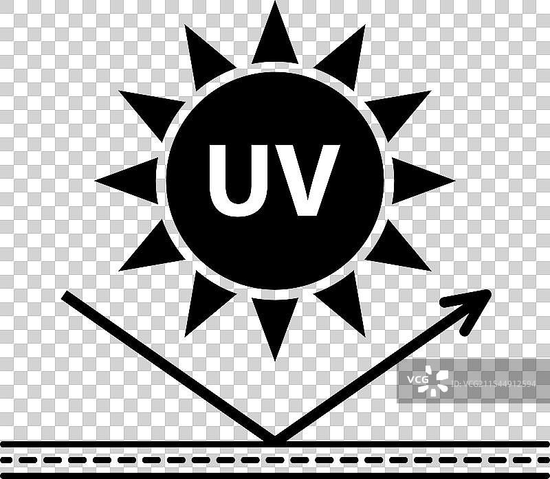 防晒指数图标 紫外线辐射阻挡图片素材