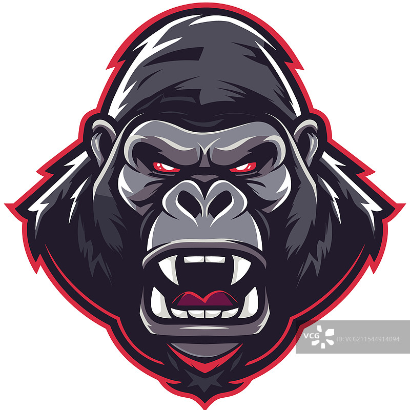 大猩猩电子竞技标志金刚标志图标图片素材