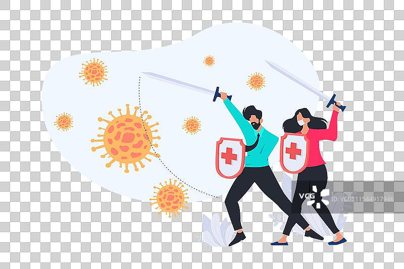 抗击病毒图片素材