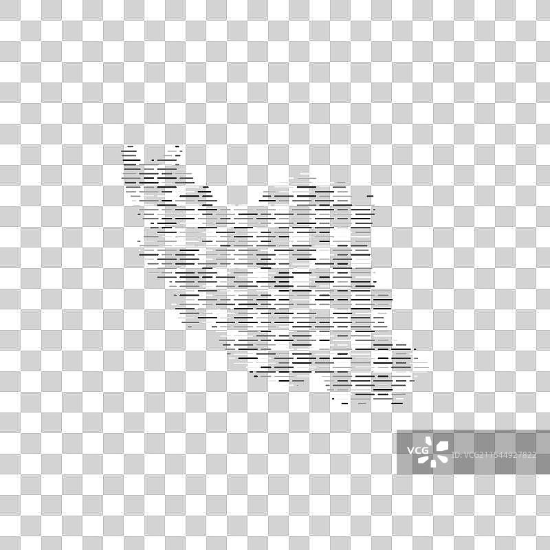 伊朗国家地图边界科技图标图片素材