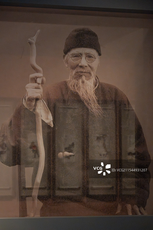 北京大运河博物馆，纪念齐白石诞辰160周年特展，齐白石在北京图片素材