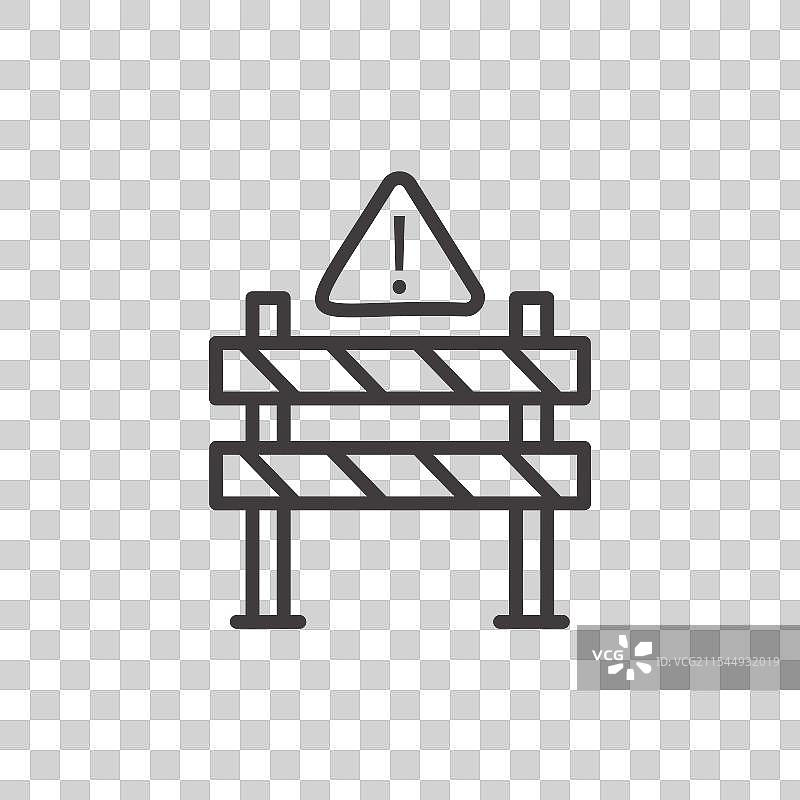 黑色障碍物图标图片素材