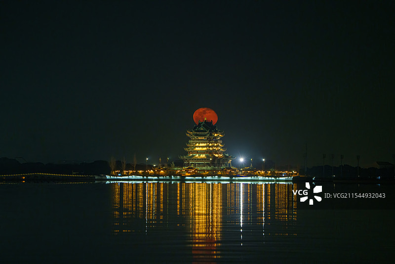 重元寺满月图片素材