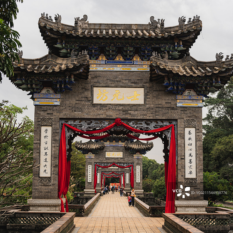 东莞粤晖园|新年|喜庆布置图片素材