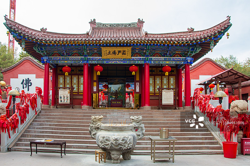 秋日的乌鲁木齐红山公园：大佛寺图片素材