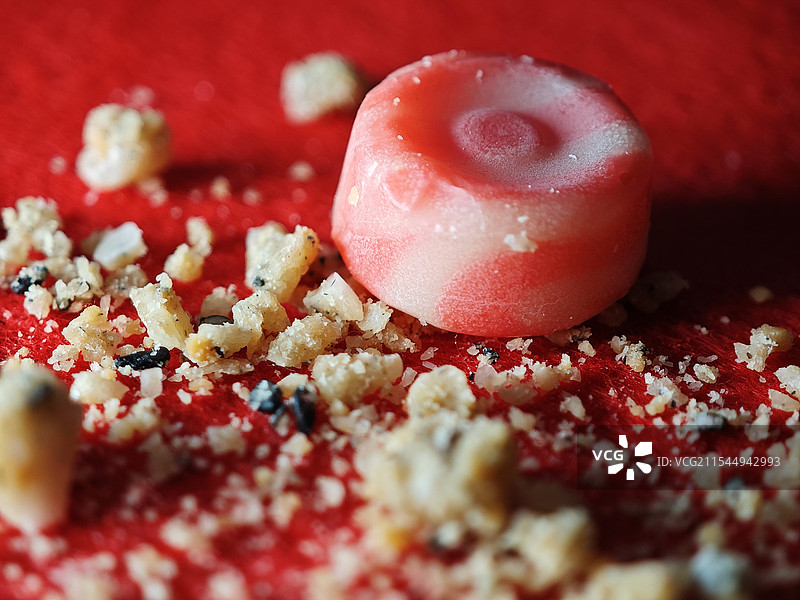 碎块状酥糖零食特写展示图片素材