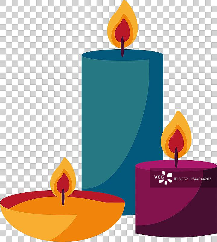 燃烧的蜡烛图片素材