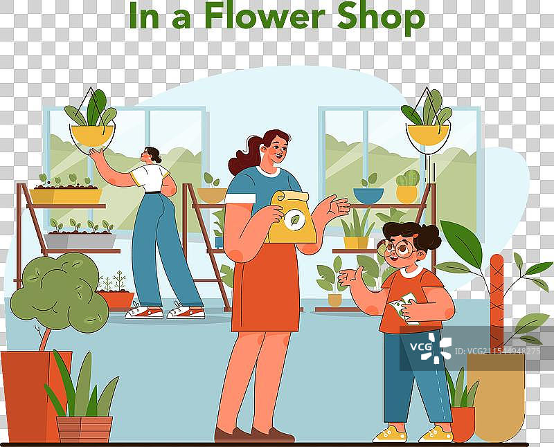 花店发现平面图图片素材