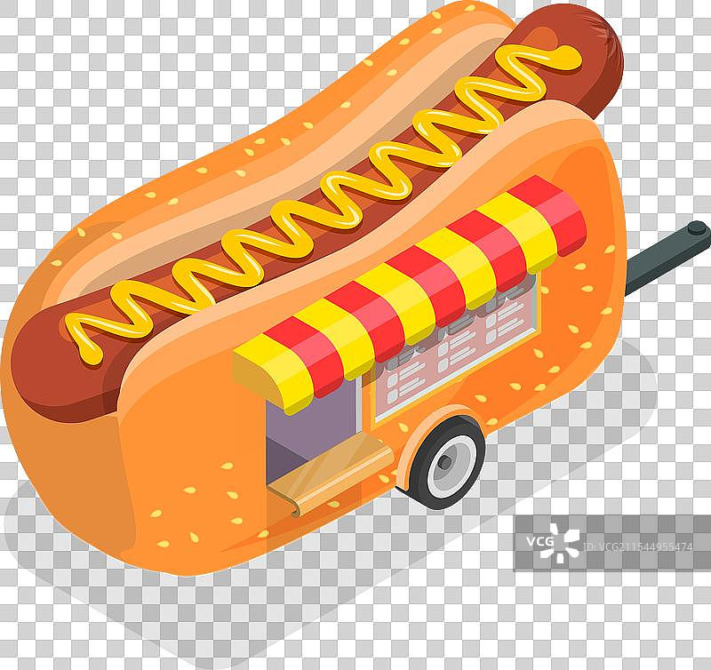 街道的三维等距平面图图片素材