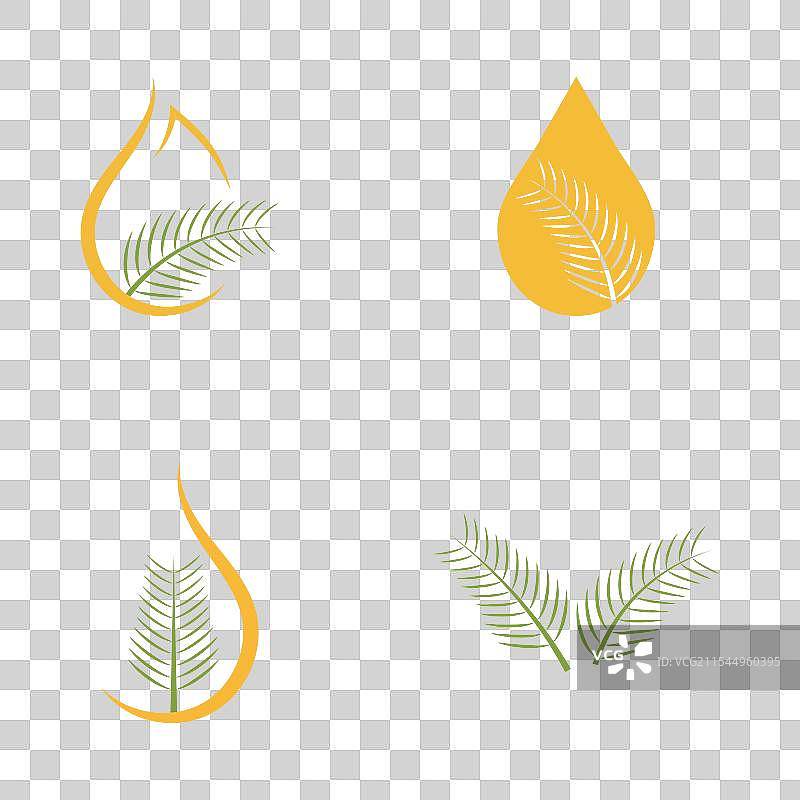 棕榈油标志平面设计图片素材