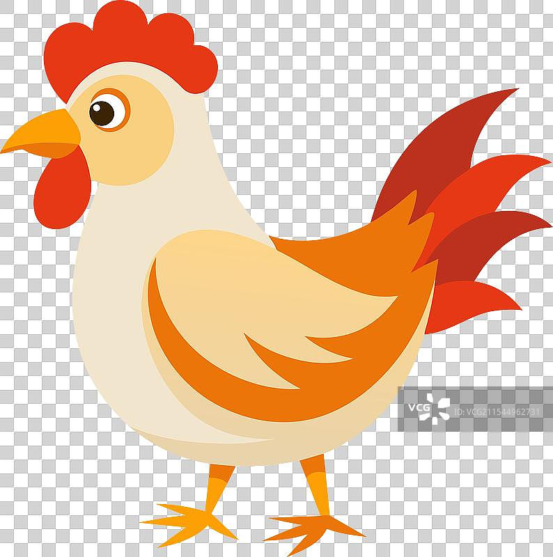公鸡吉祥物类型图片素材
