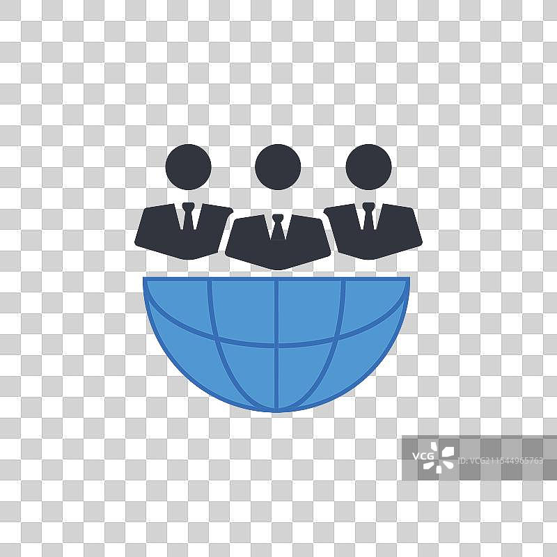 商业人士金字塔结构图片素材