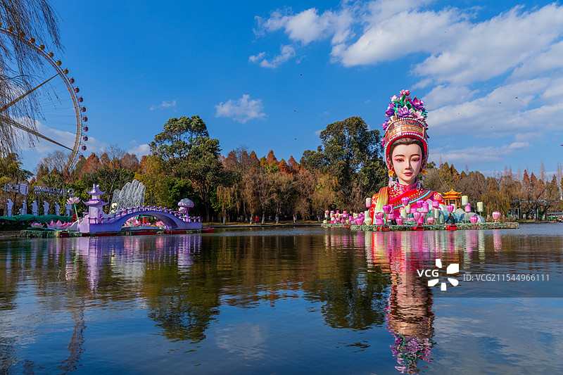 2025 新春灯会 节日喜庆氛围图片素材