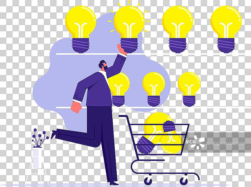 获取新商业创意的概念图片素材