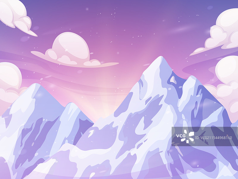 冬季山顶自然风光岩石图片素材