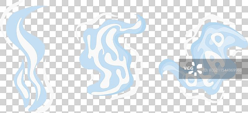 香烟烟雾与“有害”字样图片素材