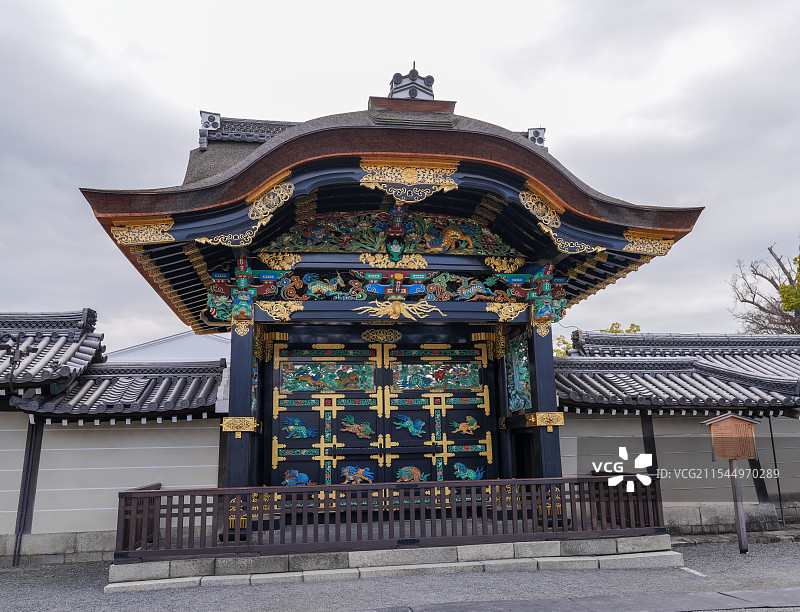 京都西本愿寺 唐门图片素材