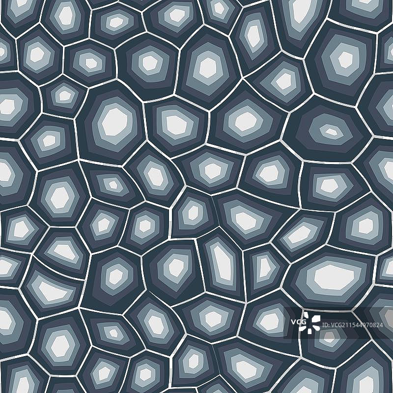 抽象现代海龟壳无缝图案图片素材