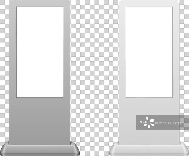 触摸屏自助服务机支架3D设计模型图片素材