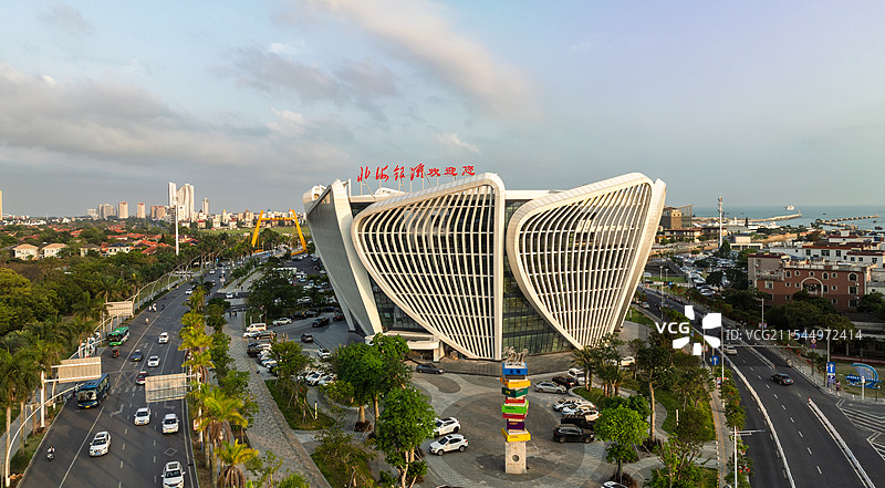 广西北海银滩欢迎您集散中心图片素材