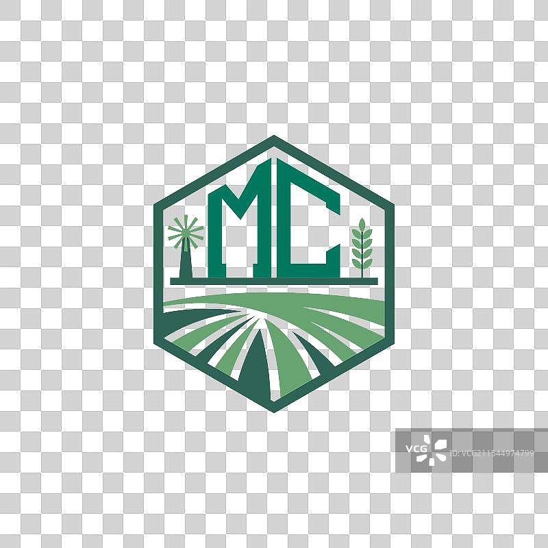 现代农业MC标志设计字母MC农场图片素材