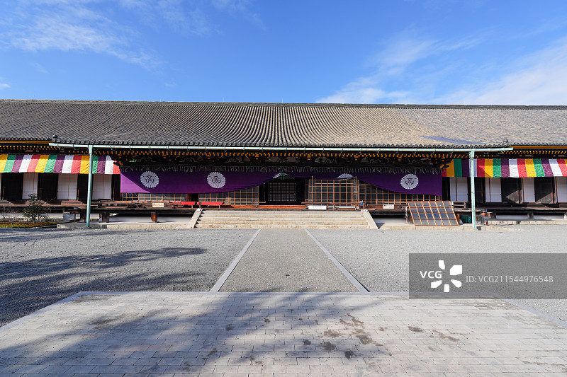 日本京都三十三间堂图片素材