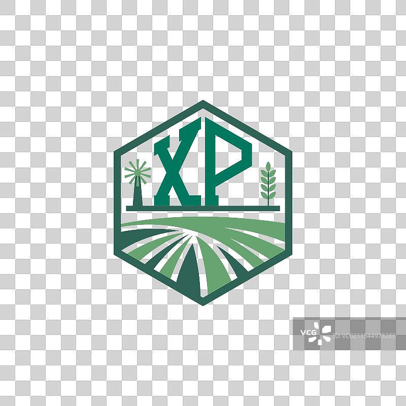 现代农业XP标志设计字母XP农场图片素材