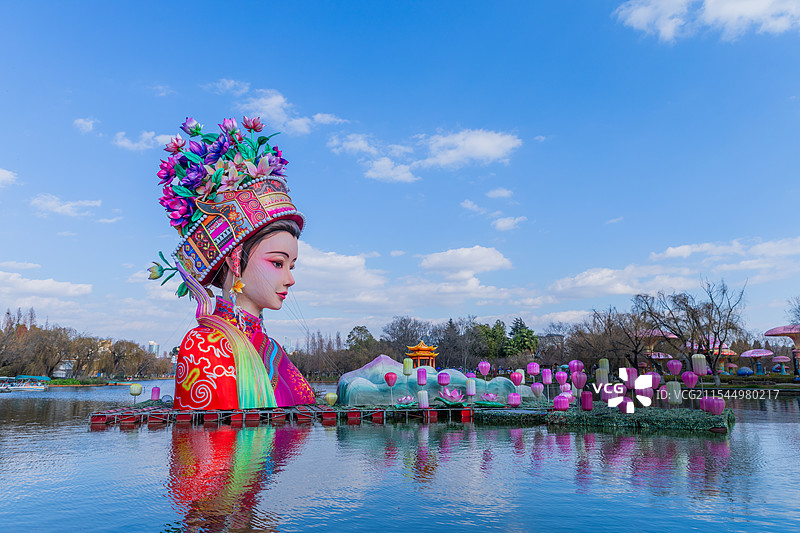 2025 新春灯会 节日喜庆氛围图片素材