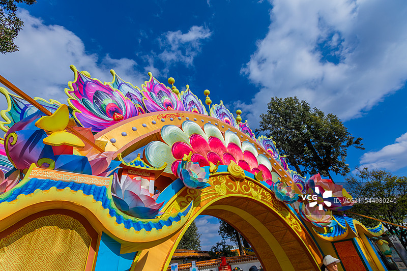 2025 新春灯会 节日喜庆氛围图片素材