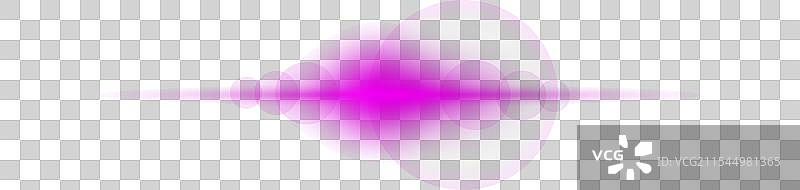 紫色水平光效的镜头光晕图片素材