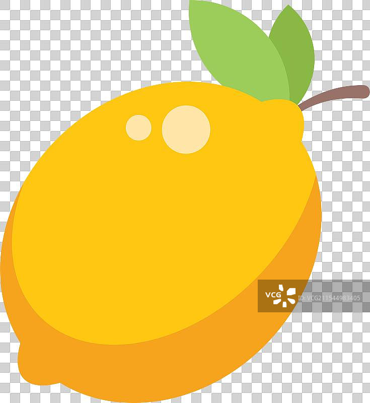 新鲜的黄色柠檬与绿色叶子展示其美丽图片素材