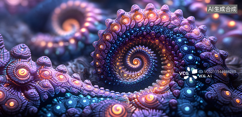 【AI数字艺术】海洋 漩涡 章鱼   宇宙图片素材