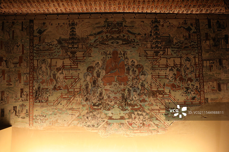 甘肃：敦煌博物馆图片素材