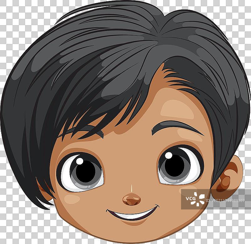 一个快乐的小男孩图片素材