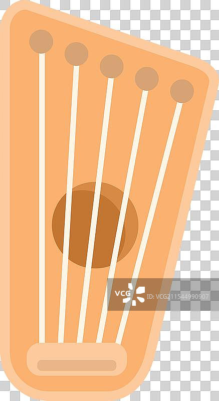 古斯利俄罗斯弦乐器图标图片素材