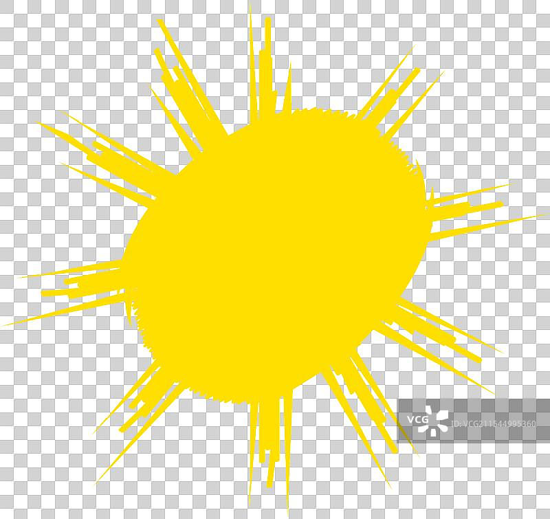 手绘太阳设计图片素材