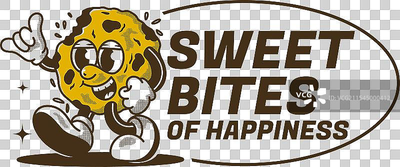 幸福小吃的吉祥物角色图片素材