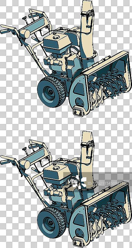 雪铲机图片素材