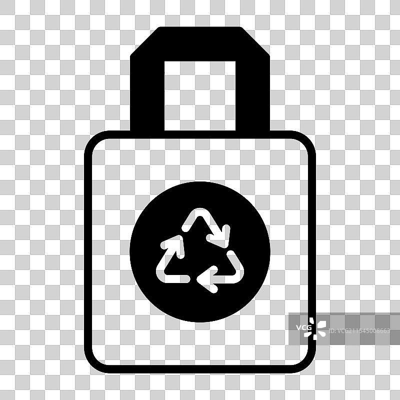 一个精心设计的袋子回收方案图片素材